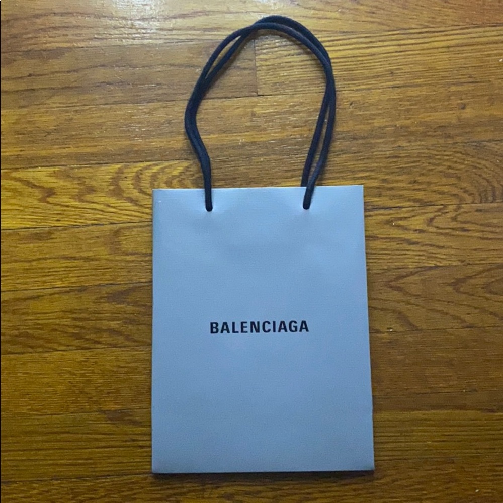 Small authentic Balenciaga shopping tote bag